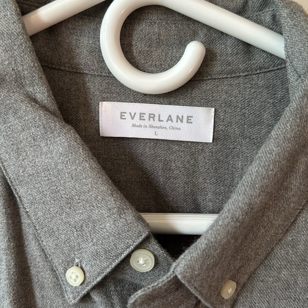 Everlane Flannel Cotton Button-up Shirt - Picture 2 of 5